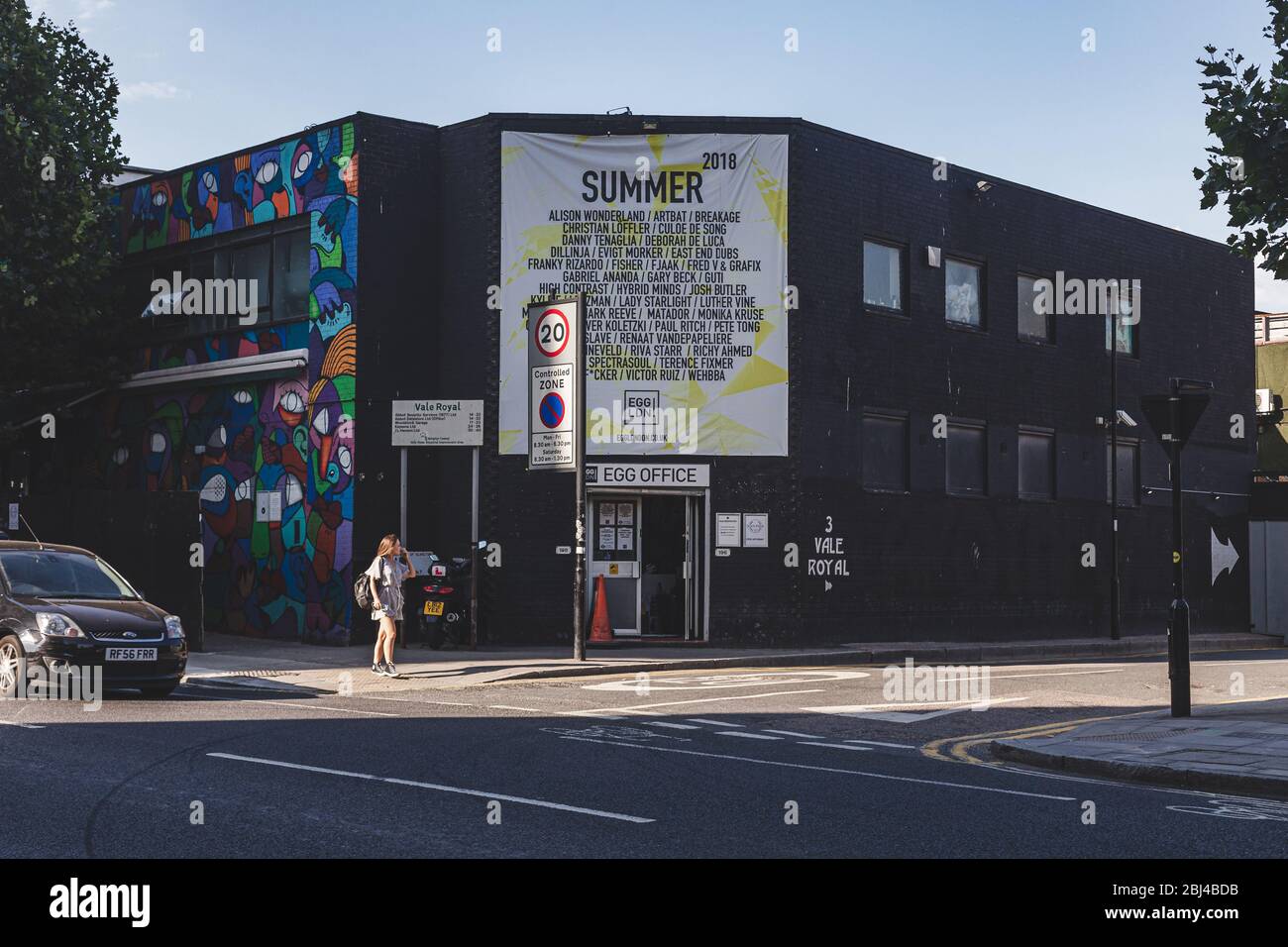 London/UK26/07/18 Egg London, an electronic music venue and