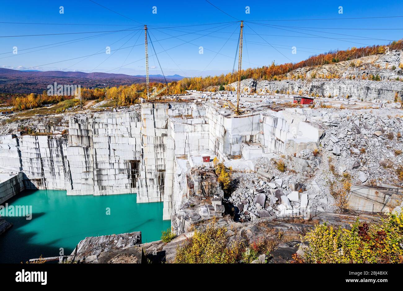 Rock of Ages granite quarry at Barre in Vermont Stock Photo - Alamy