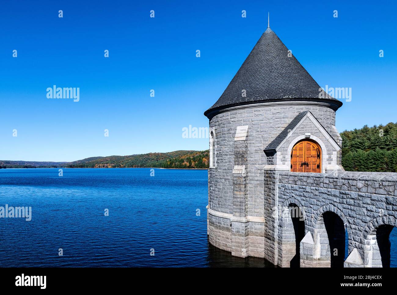 Barkhamsted Reservoir at Barkhamsted in Connecticut Stock Photo Alamy