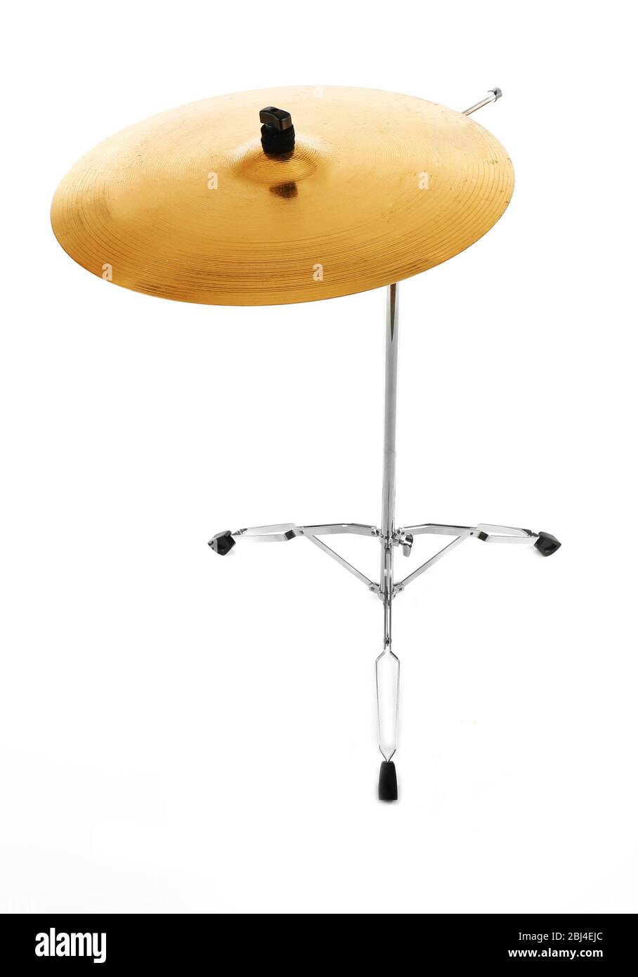 Golden drum isolated on white background Stock Photo Alamy