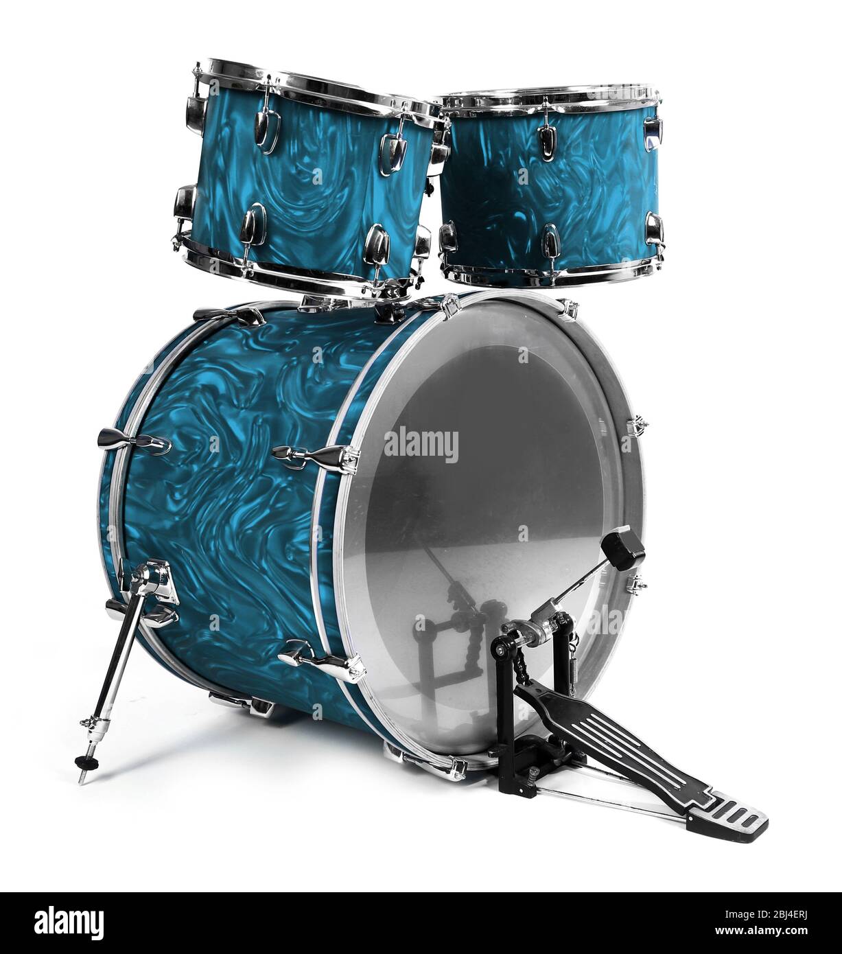 Set of drums isolated on white background, close up Stock Photo - Alamy