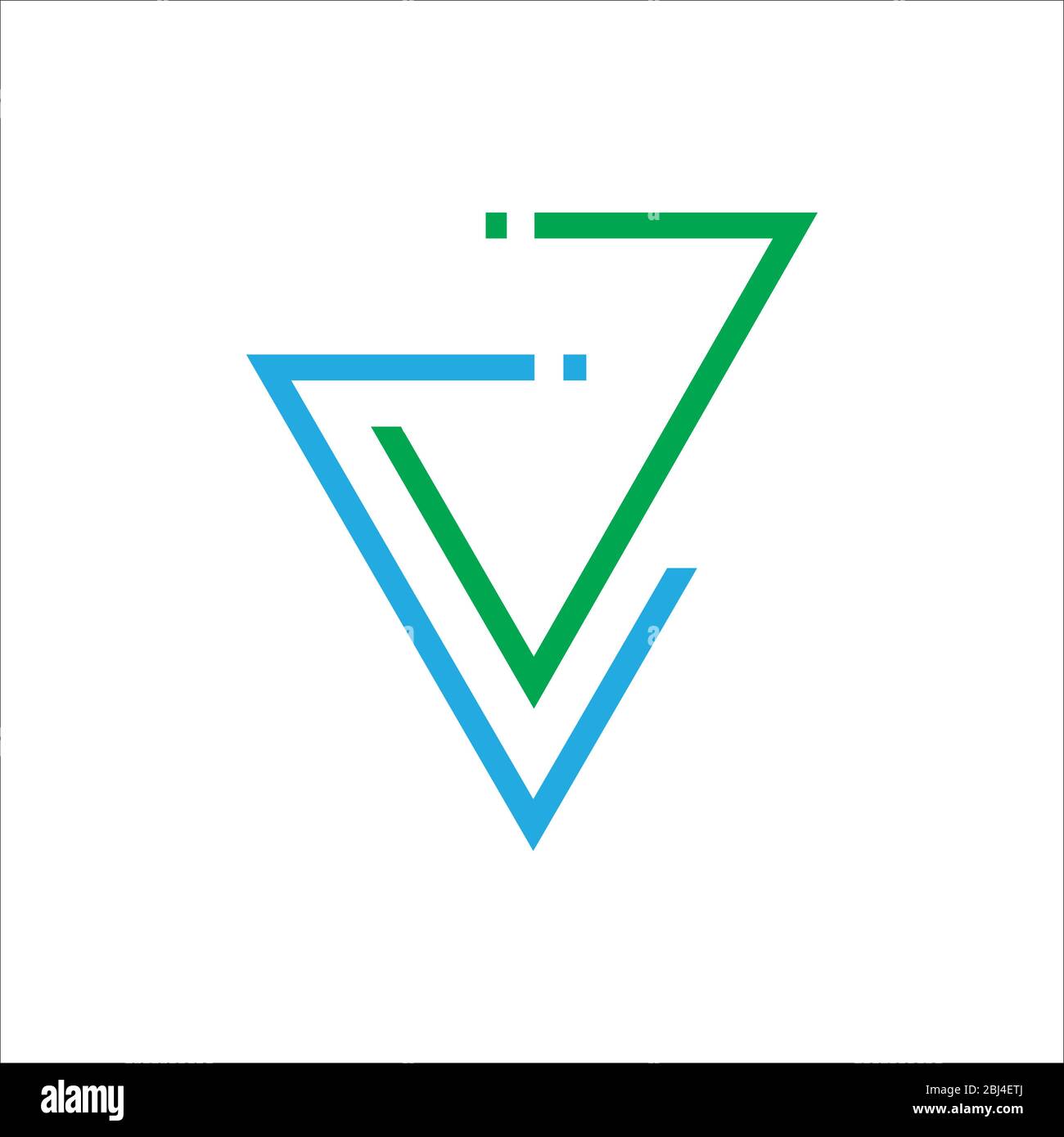 Initial letter jj logo or j logo vector design template Stock Vector