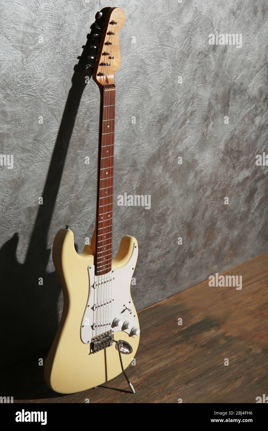 Classical guitar on beige hi-res stock photography and images - Alamy
