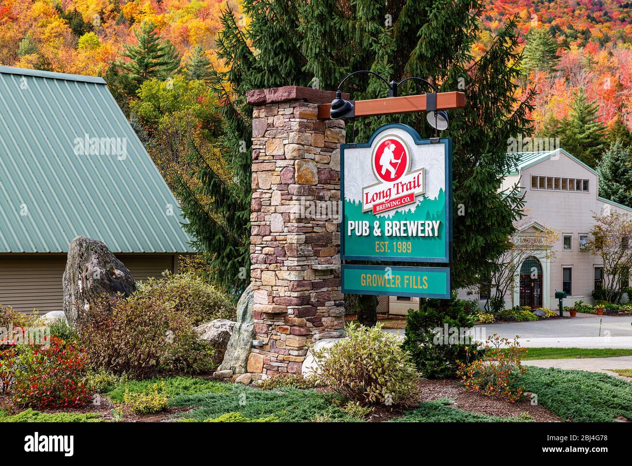 Long Trail Brewing Company headquarters in Vermont Stock Photo Alamy