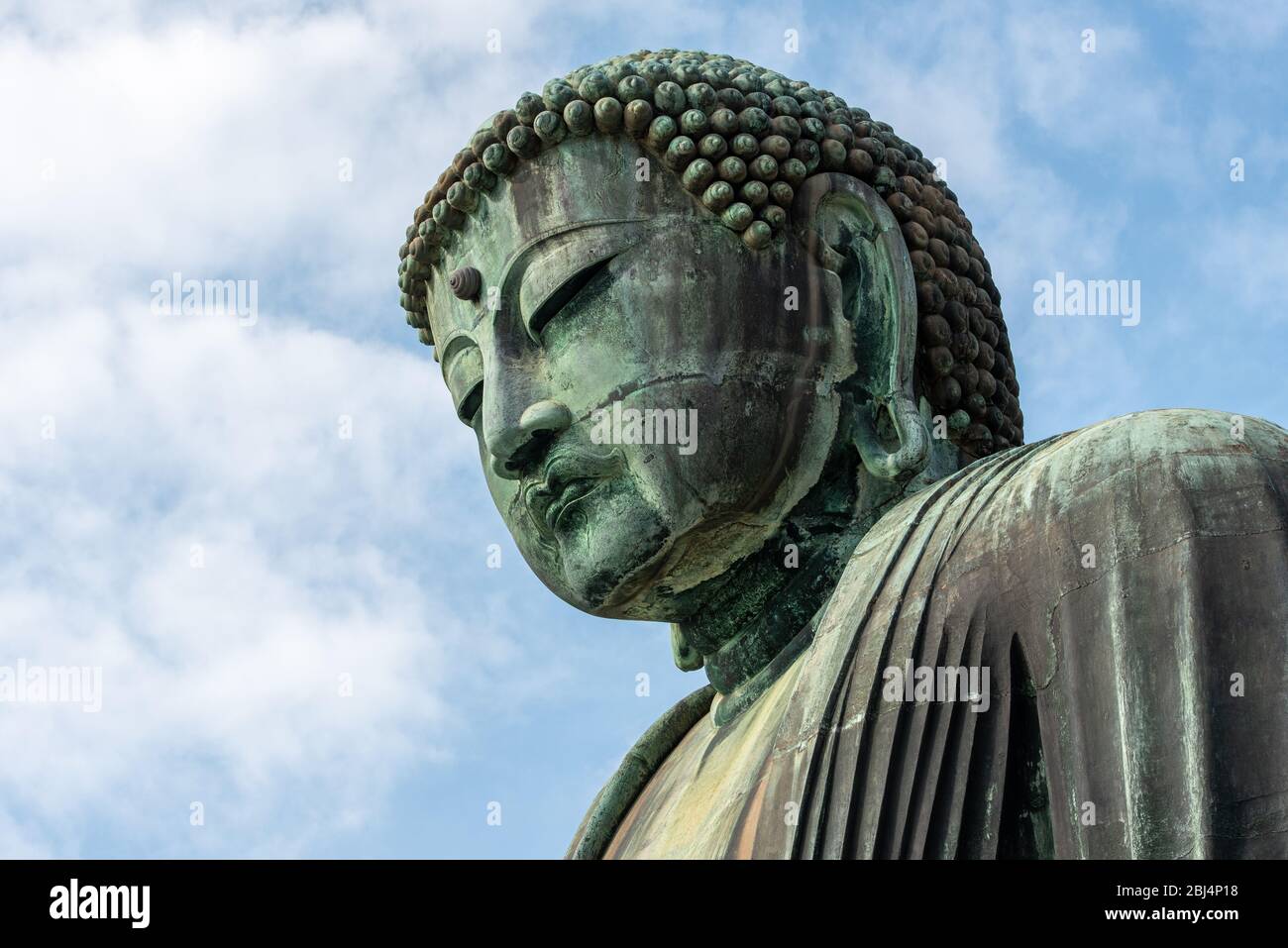 The Great Buddha of Kamakura, second tallest bronze Buddha statue in