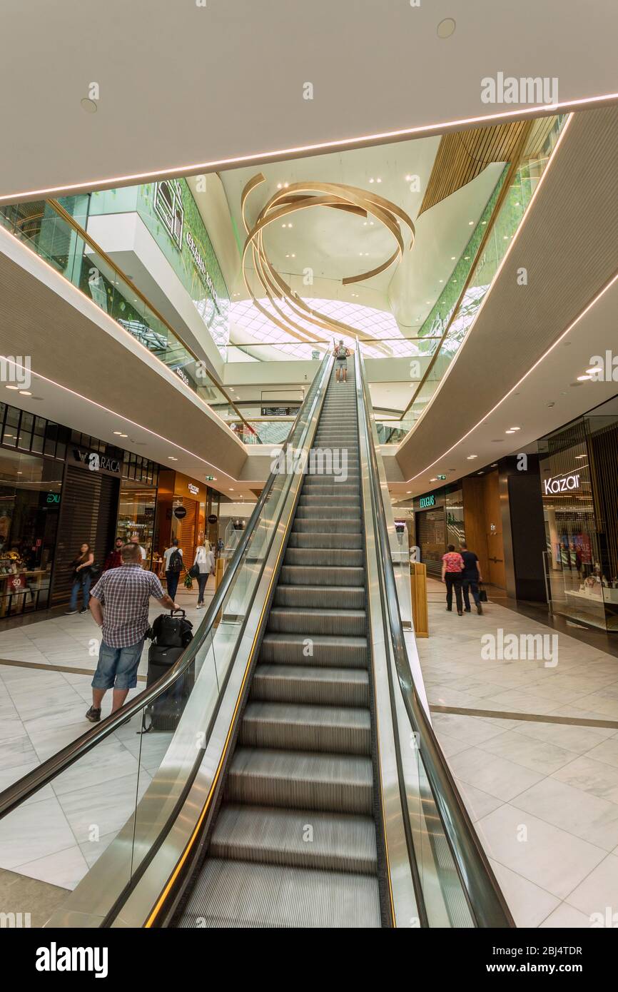 Wroclavia shopping mall in Wroclaw city centre in Poland Stock Photo - Alamy