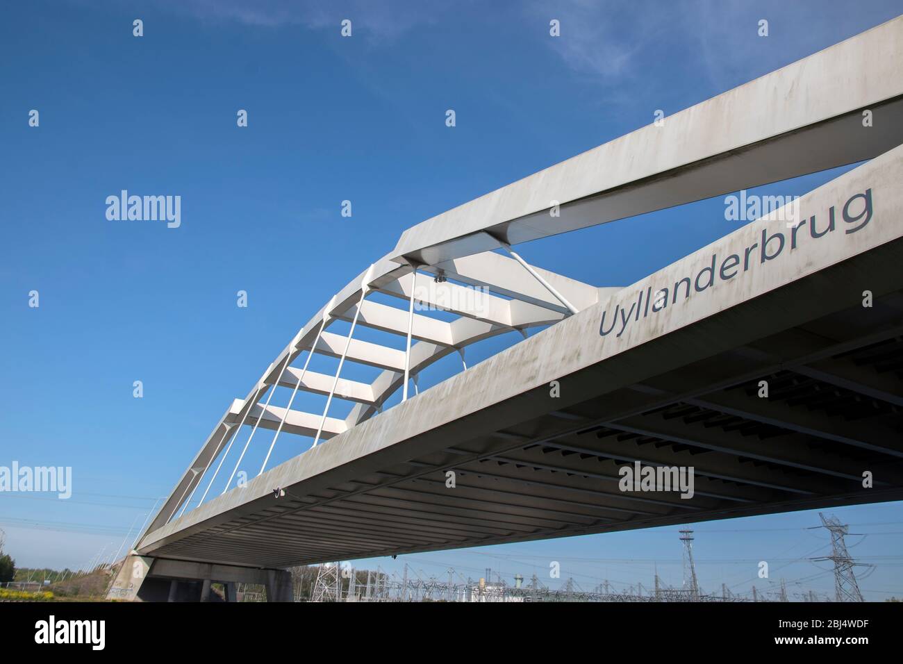 Uyllanderbrug Bridge At Diemen The Netherlands 2020 Stock Photo