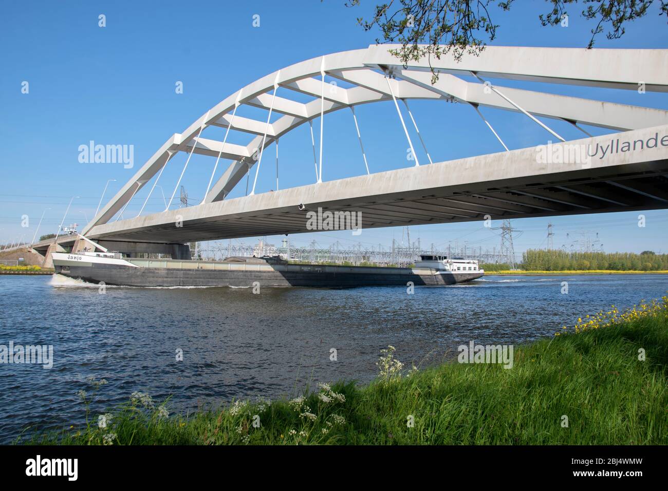 Uyllanderbrug Bridge At Diemen The Netherlands 2020 Stock Photo