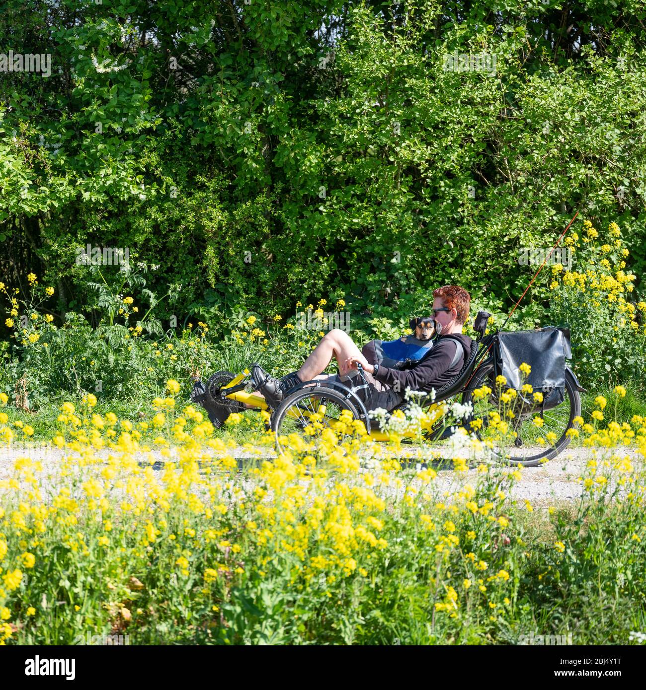 Recumbent bike hires stock photography and images Alamy