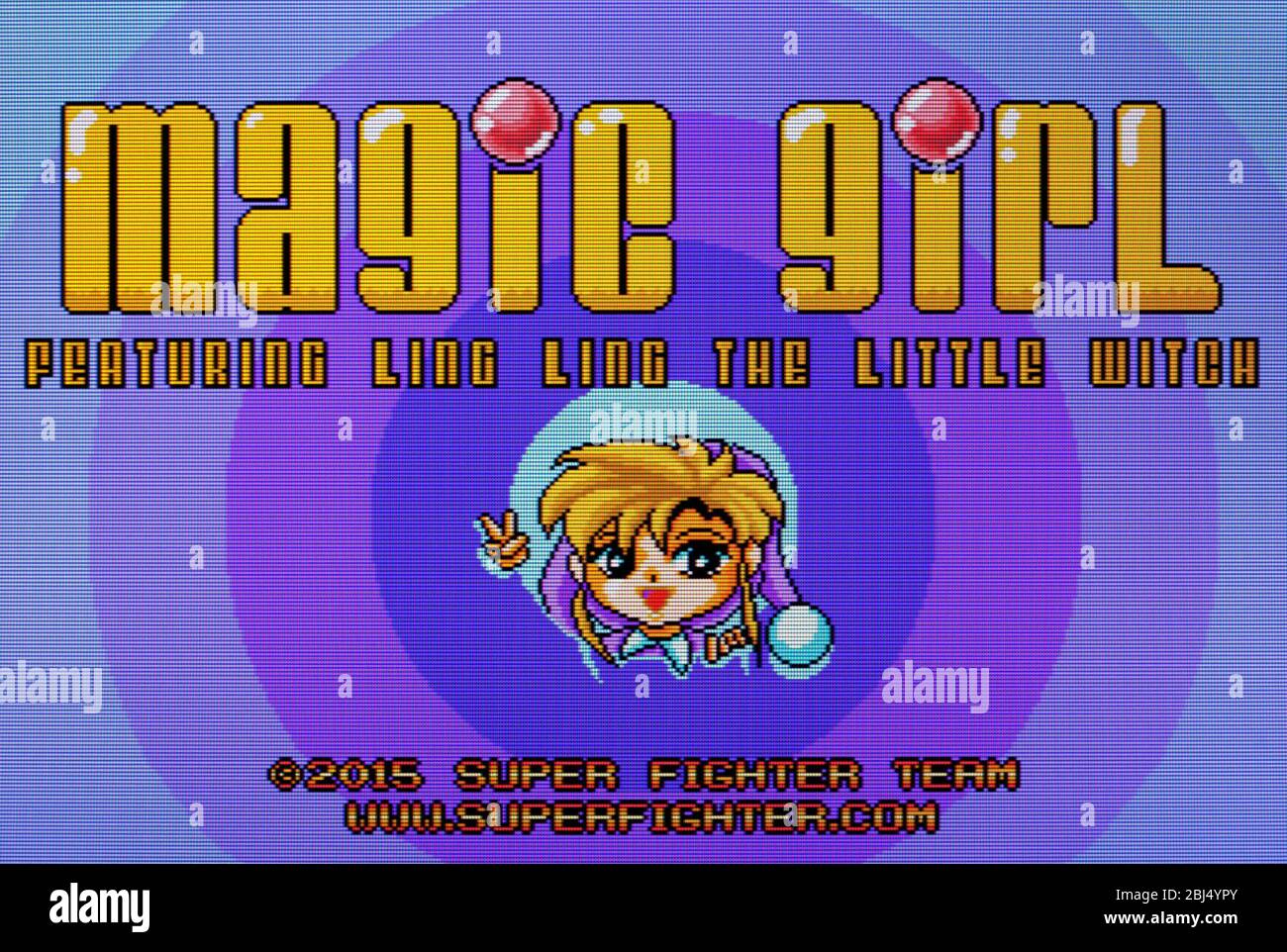 Magic Girl Featuring Ling Ling The Little Witch Sega Genesis Mega Drive Editorial Use Only Stock Photo Alamy