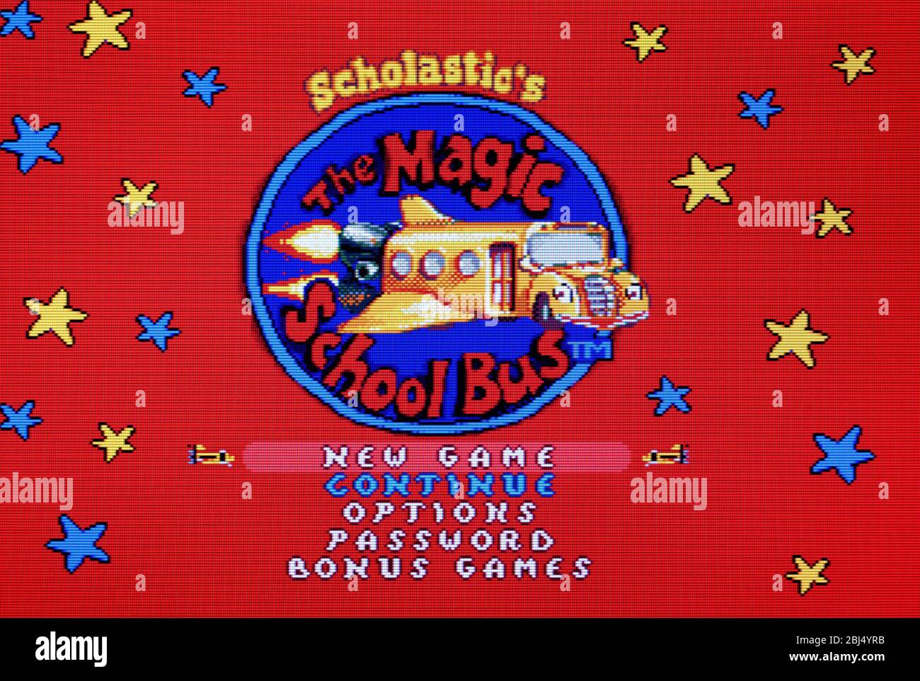 Scholastic S The Magic School Bus Sega Genesis Mega Drive Editorial Use Only Stock Photo Alamy