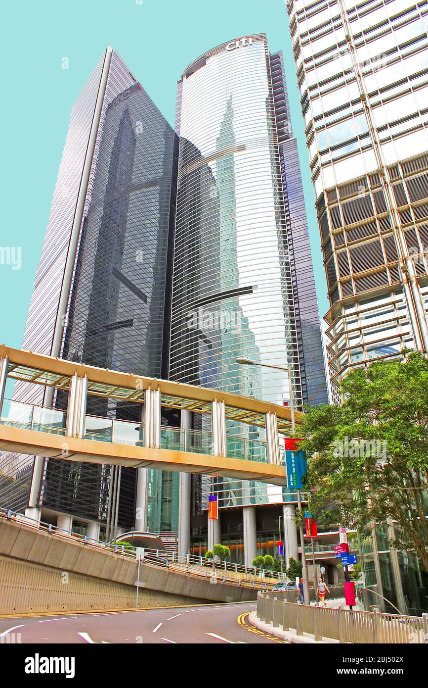 HONG KONG - MAY 15, 2014: Citibank in Hong Kong Stock Photo