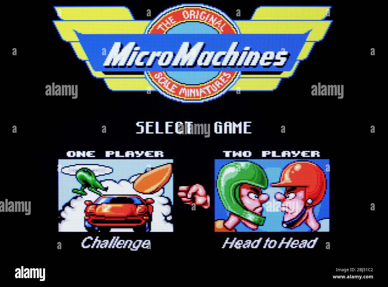 Micro Machines - Sega Genesis Mega Drive - Editorial use only Stock Photo