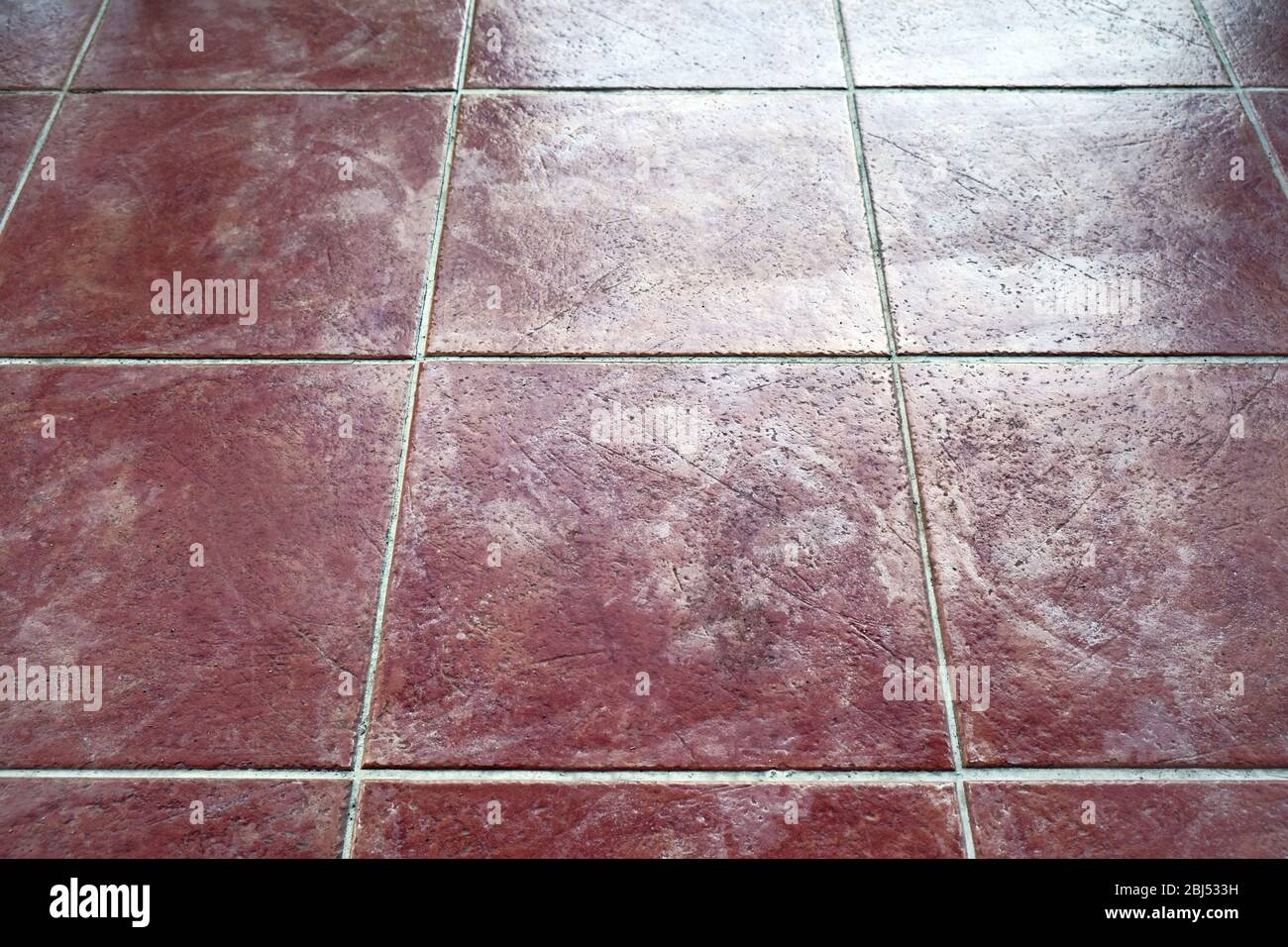 Brown floor tiles background Stock Photo