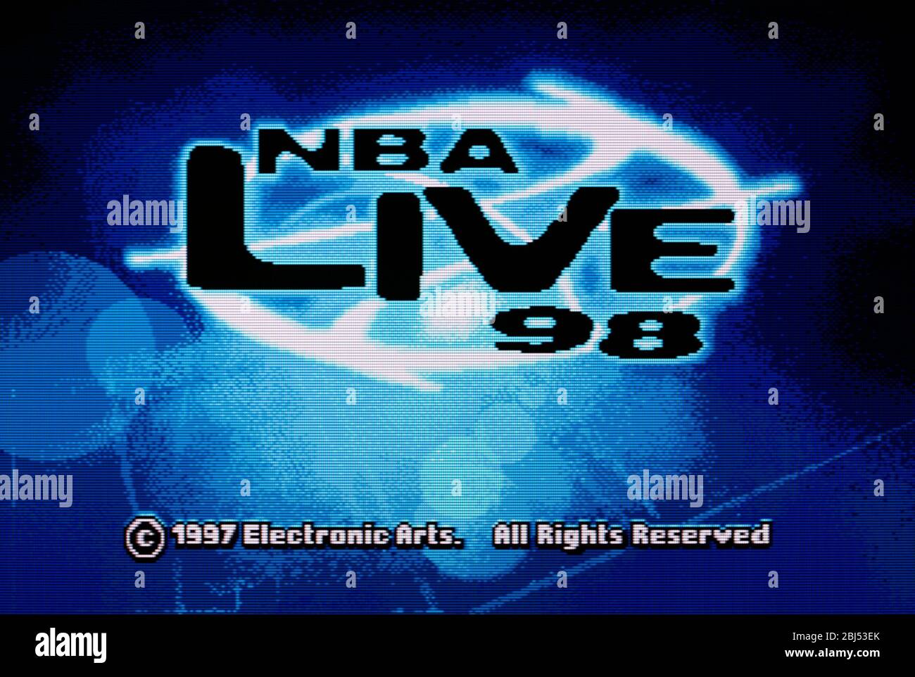 NBA Live '98 - Sega Genesis Mega Drive - Editorial use only Stock Photo