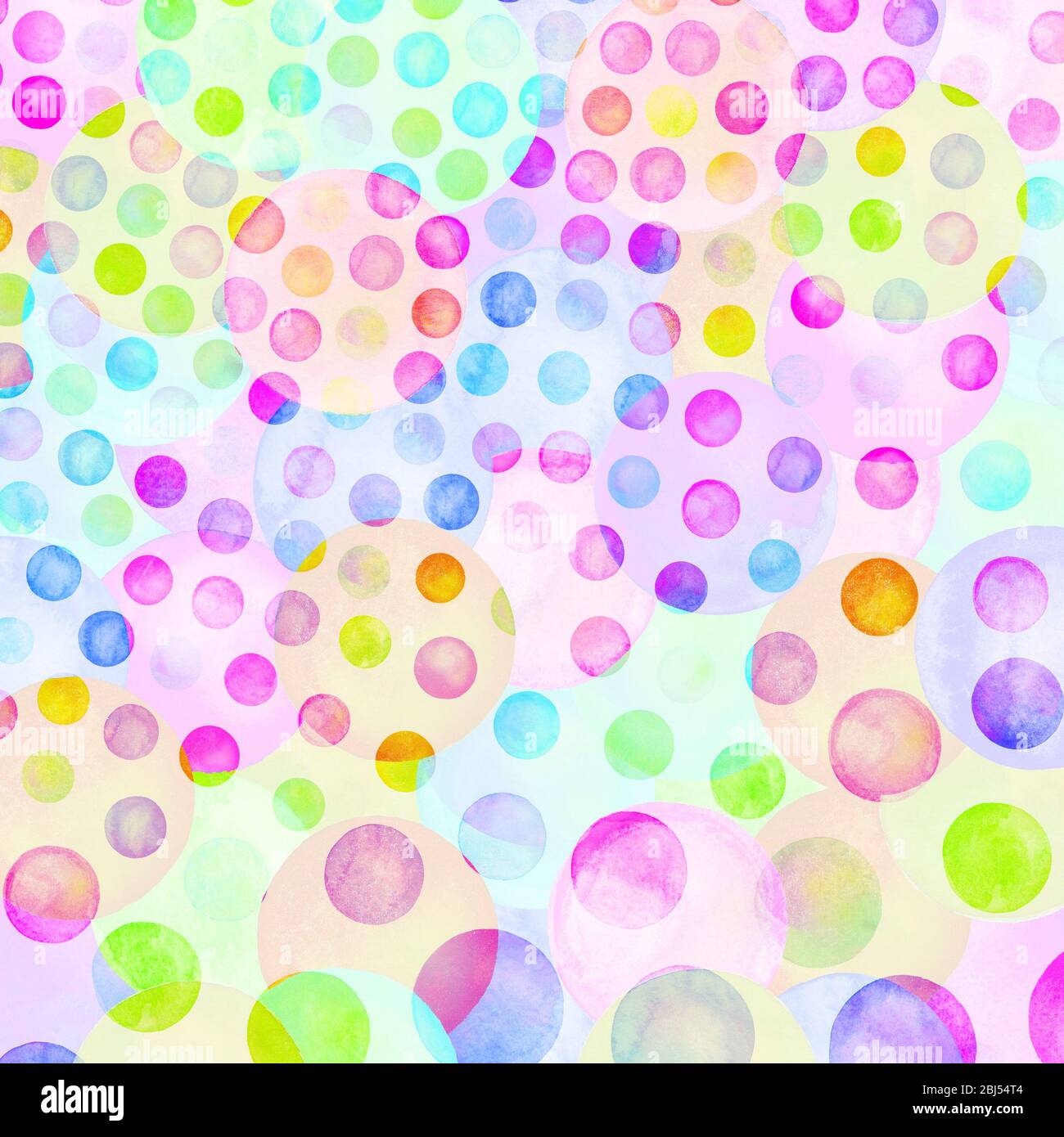 Explosion of confetti. Colorful confetti illustration. Watercolor ...