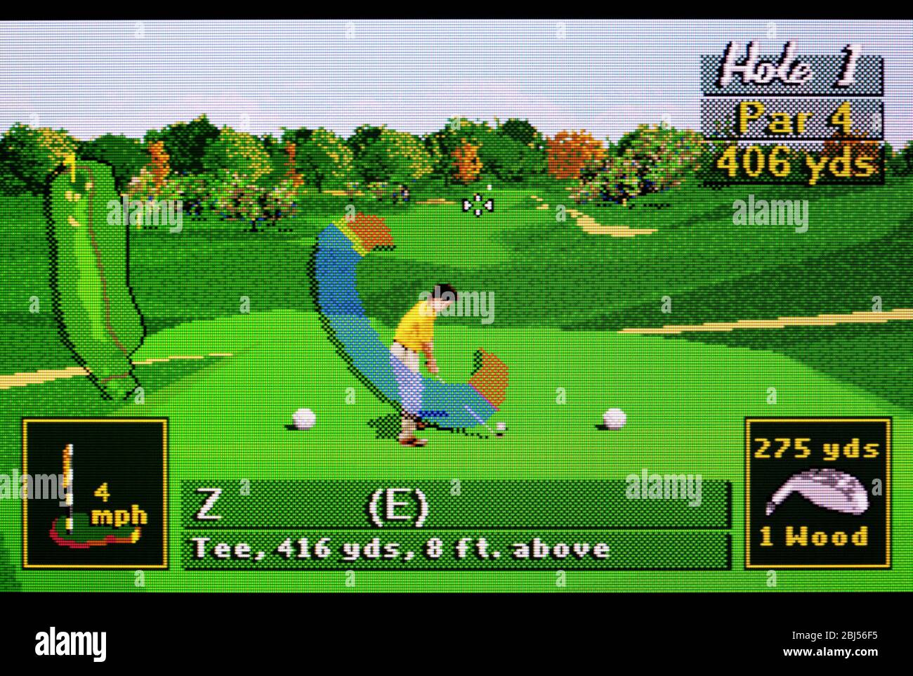 PGA Tour 96 - Sega Genesis Mega Drive - Editorial use only Stock Photo