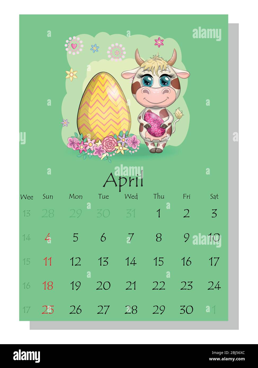 Calendar 21 Cute Bull And Cow For Every Month Stock Vector Image Art Alamy Calendar 21 Cute Bull And Cow For Every Month Stock Vector Image Art Alamy