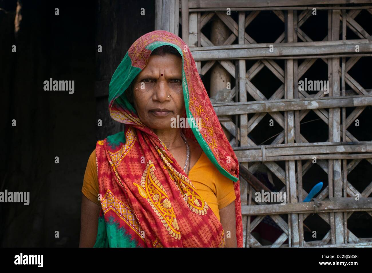 Rural indian door hi-res stock photography and images - Alamy