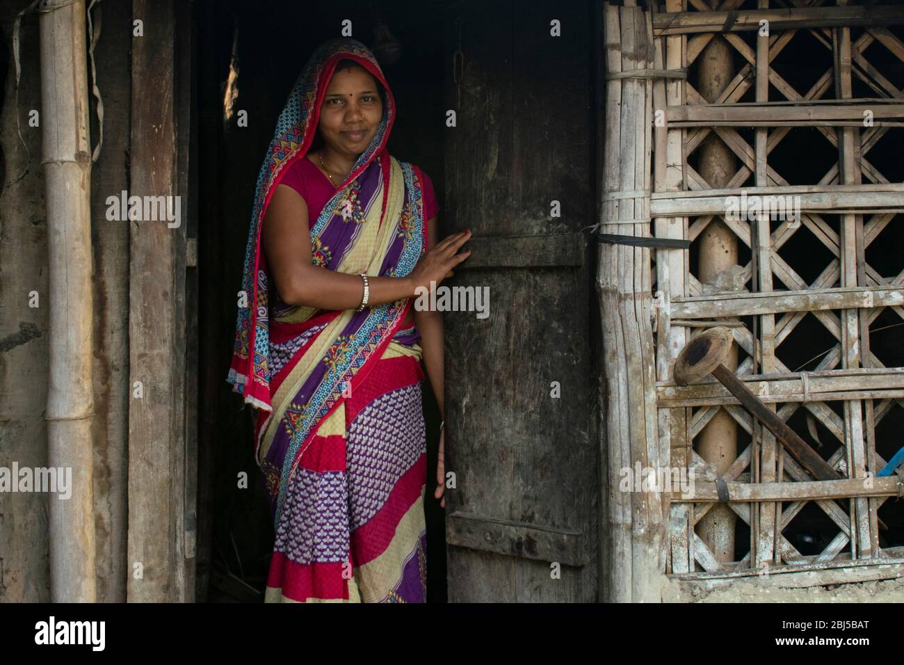 Rural indian door hi-res stock photography and images - Alamy