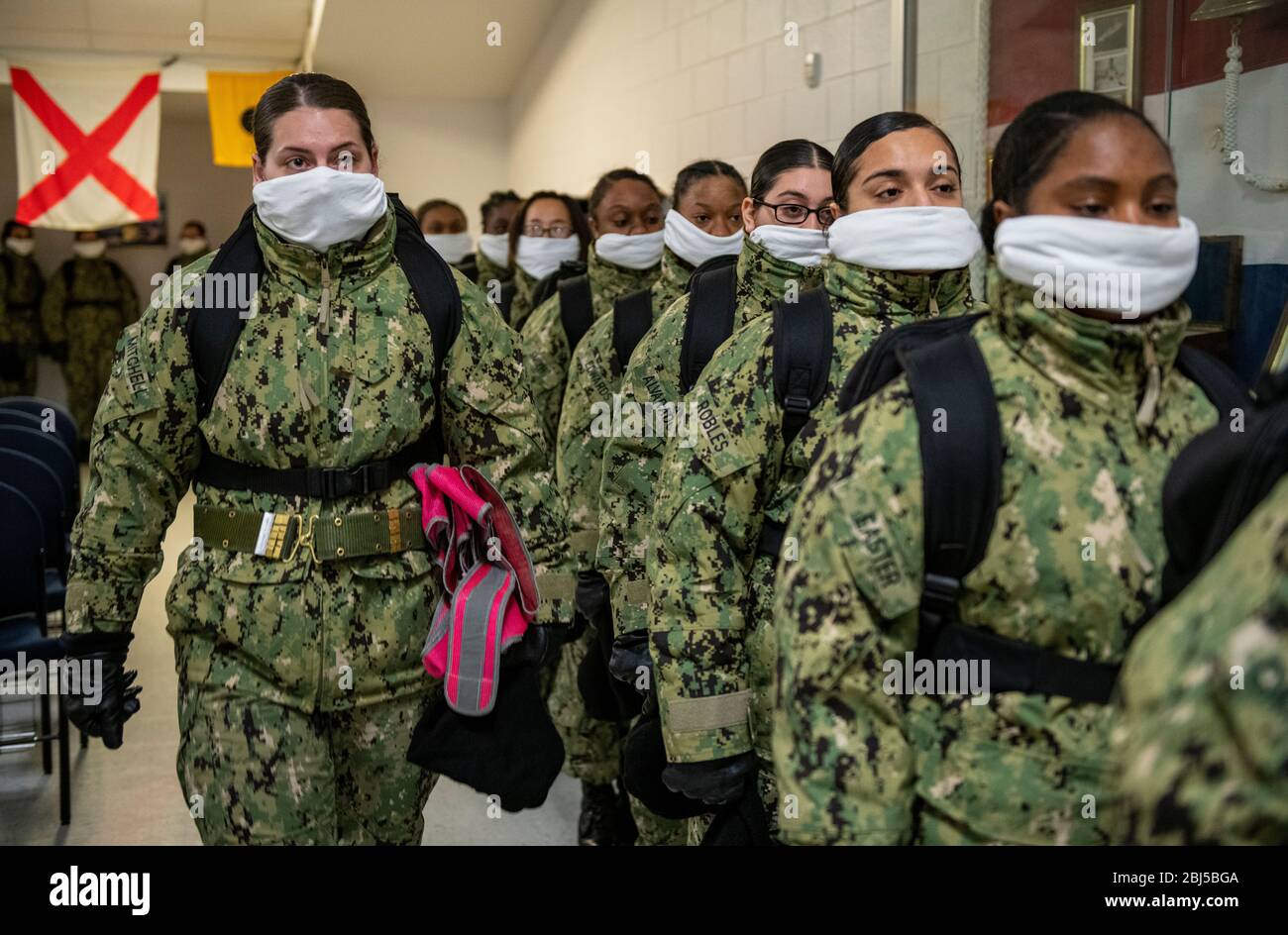 Naval recruit training command great lakes hi-res stock photography and ...