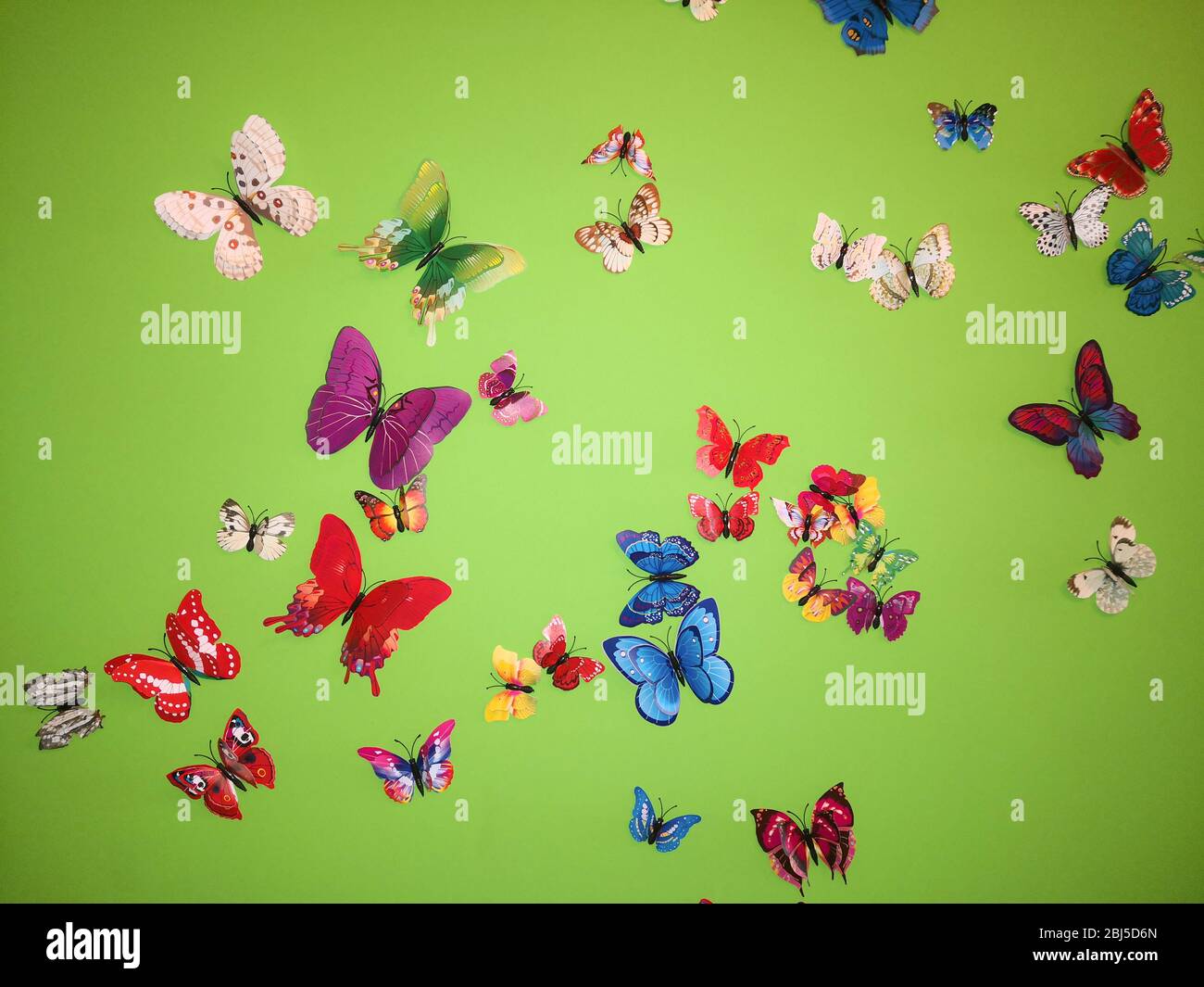 Fake butterflies hi-res stock photography and images - Alamy