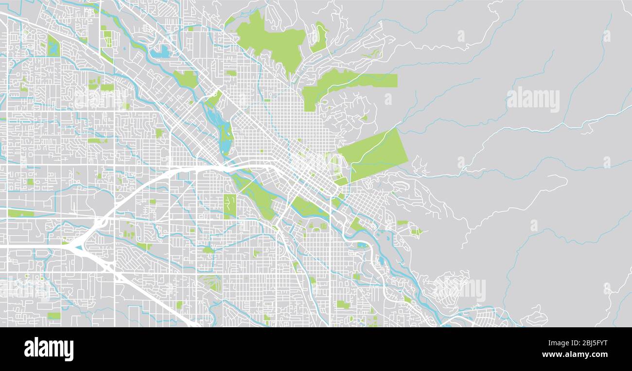 Aerial downtown boise idaho hires stock photography and images Alamy
