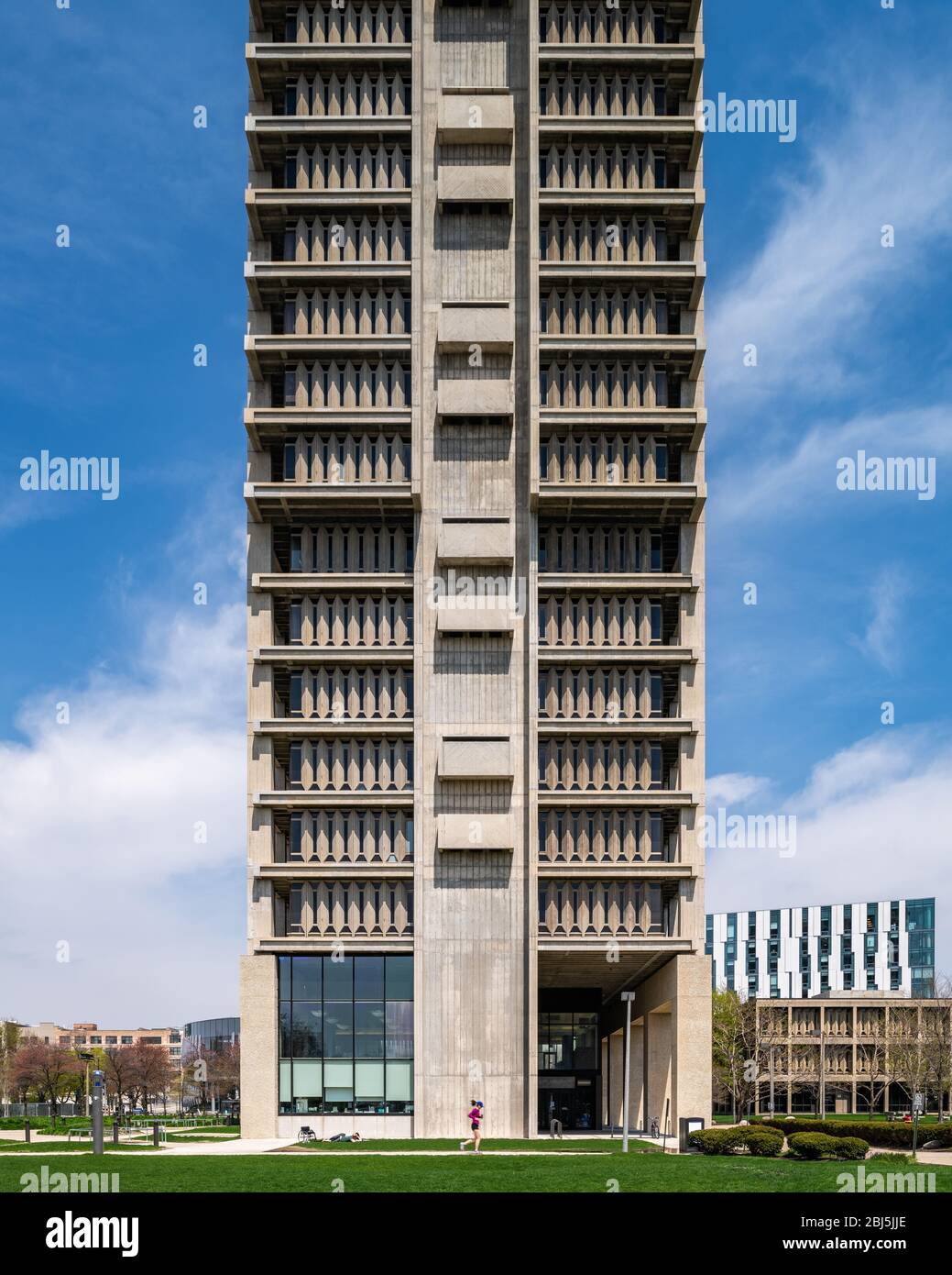 Ui Chicago Buildings on the campus of the University of Illinois Chicago Stock ...