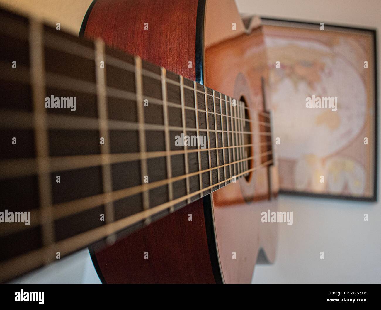 Acoustic guitar Stock Photo