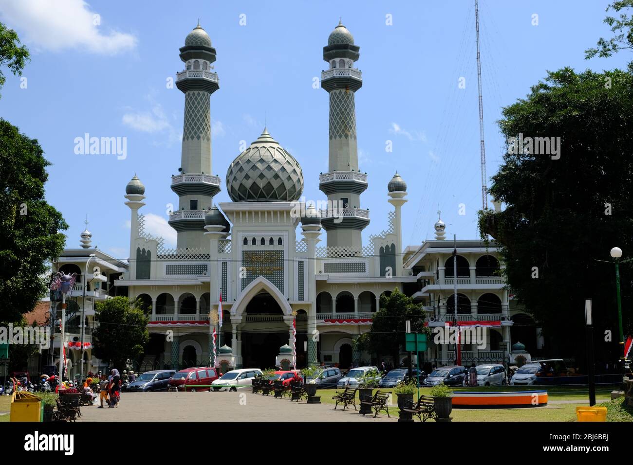 Malang Indonesia - Jami Mosque Stock Photo