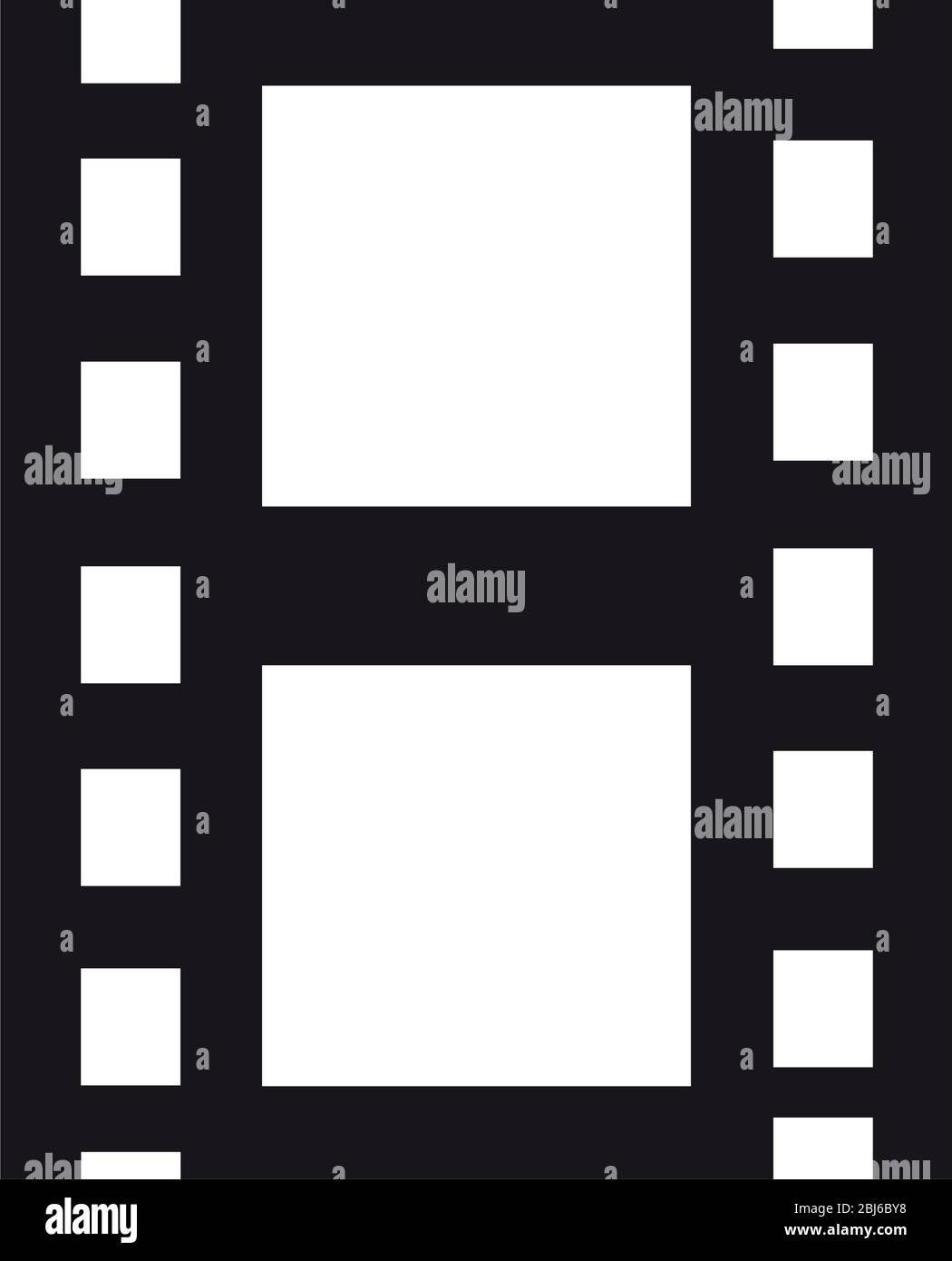 smartphone app buttons concept, video tape icon over white background