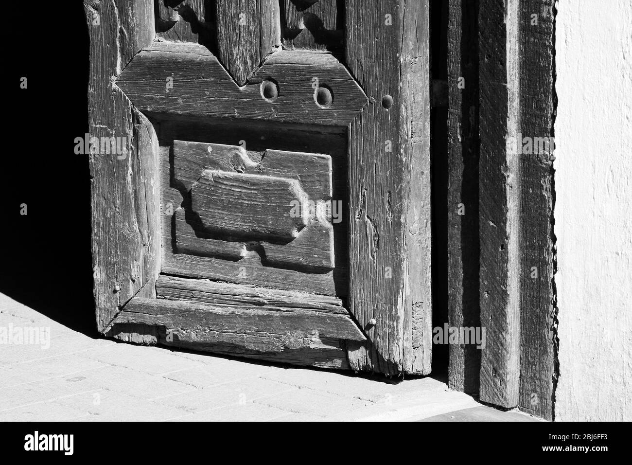 Lower part of the door Black and White Stock Photos & Images - Alamy