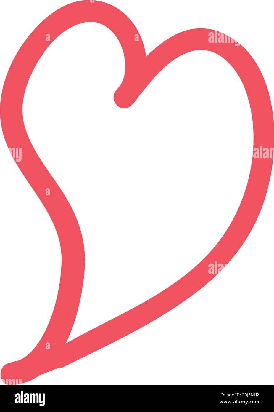 Heart flat style icon design of love passion and romantic theme Vector ...