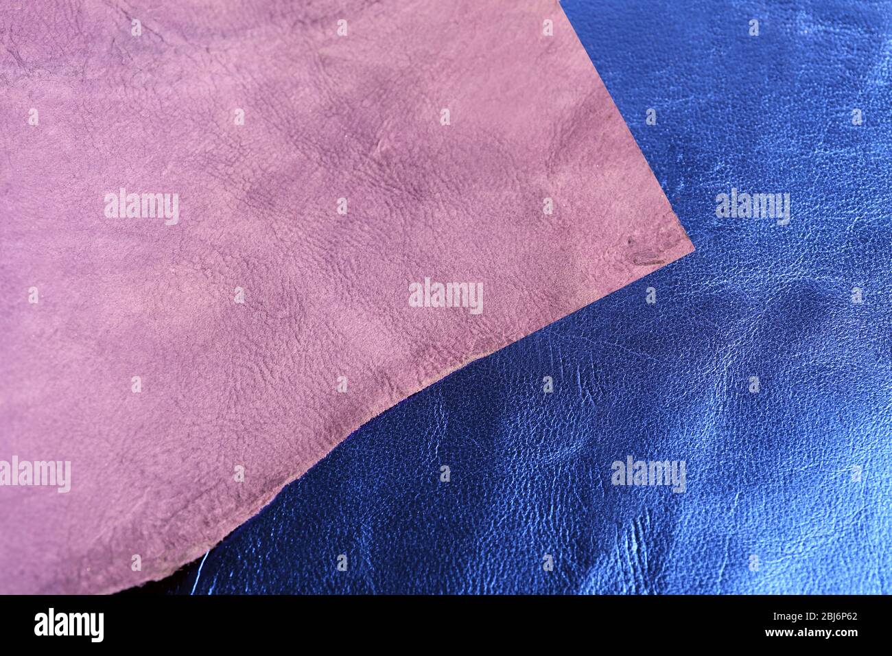 Blue leather texture close up Stock Photo Alamy