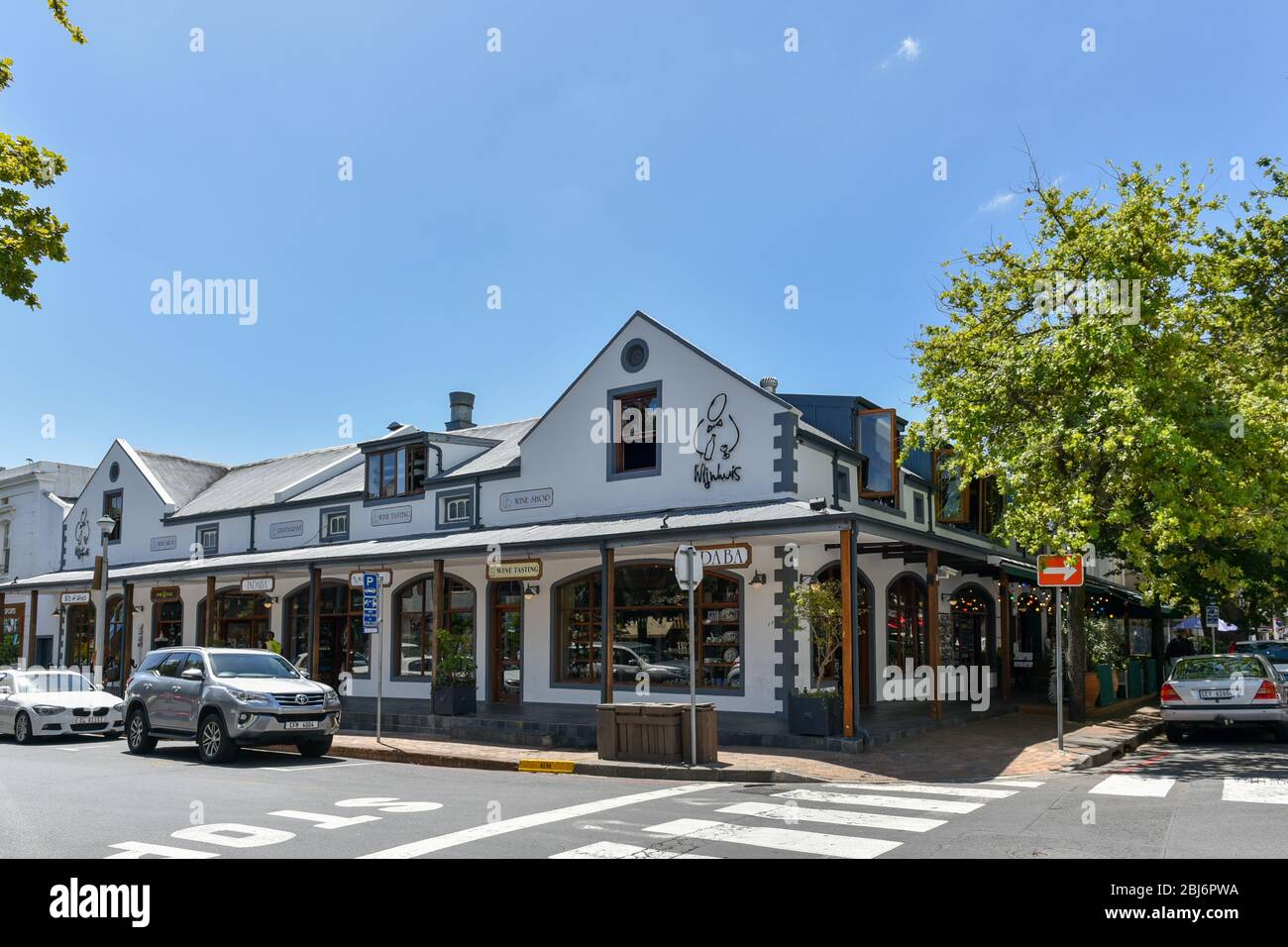 Historical buildings at Stellenbosch City Centre, Western Cape, South