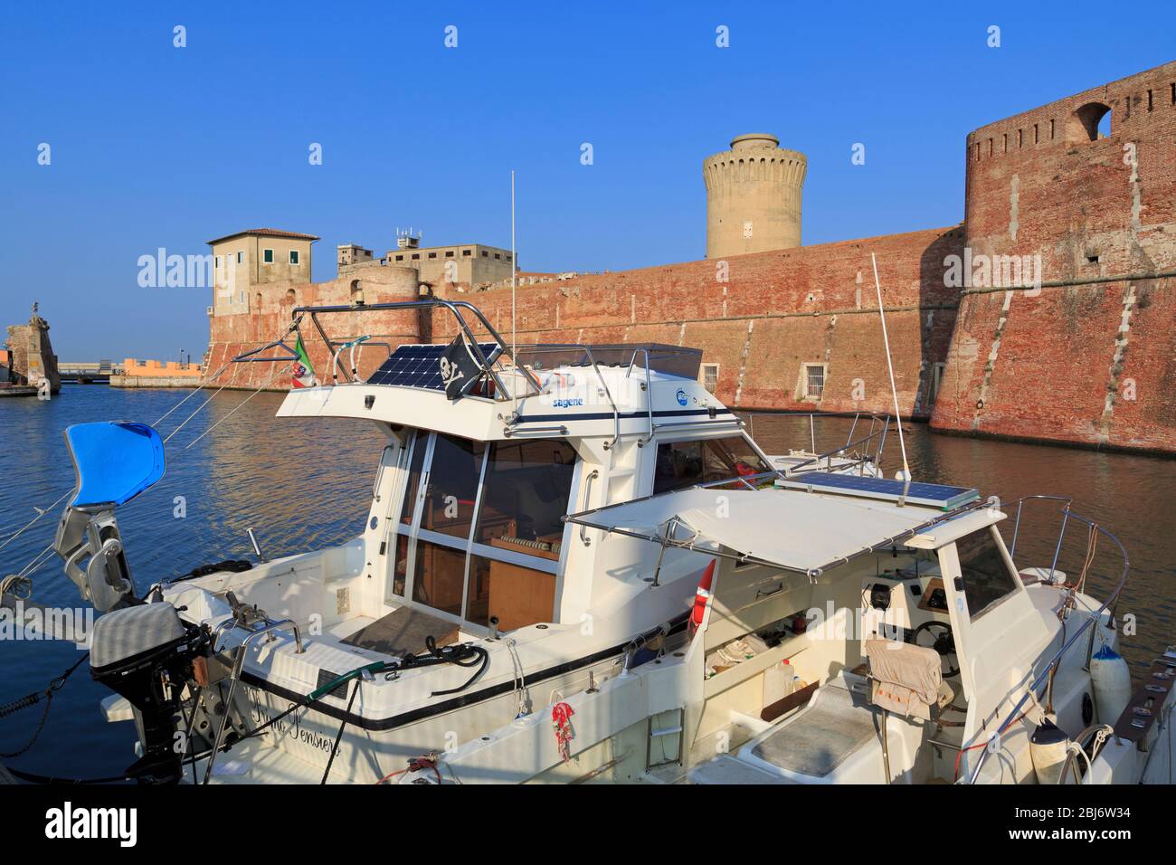 Fortezza Vecchia, Livorno City, Tuscany, Italy, Europe Stock Photo