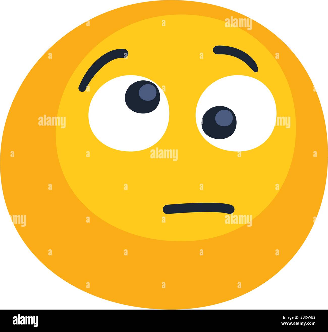 crazy emoji face flat style icon design, Cartoon expression emoticon