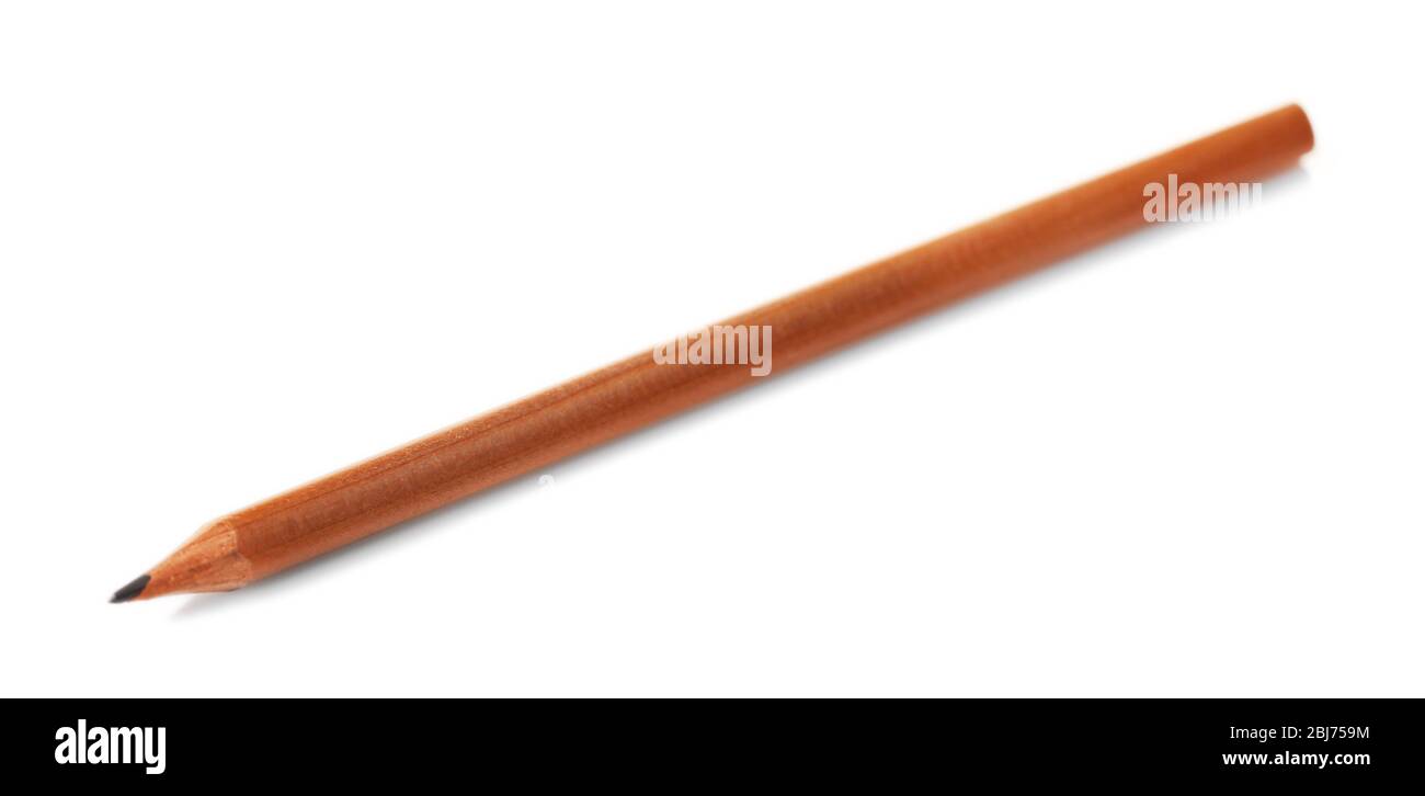 Pencil isolated on white background Stock Photo - Alamy
