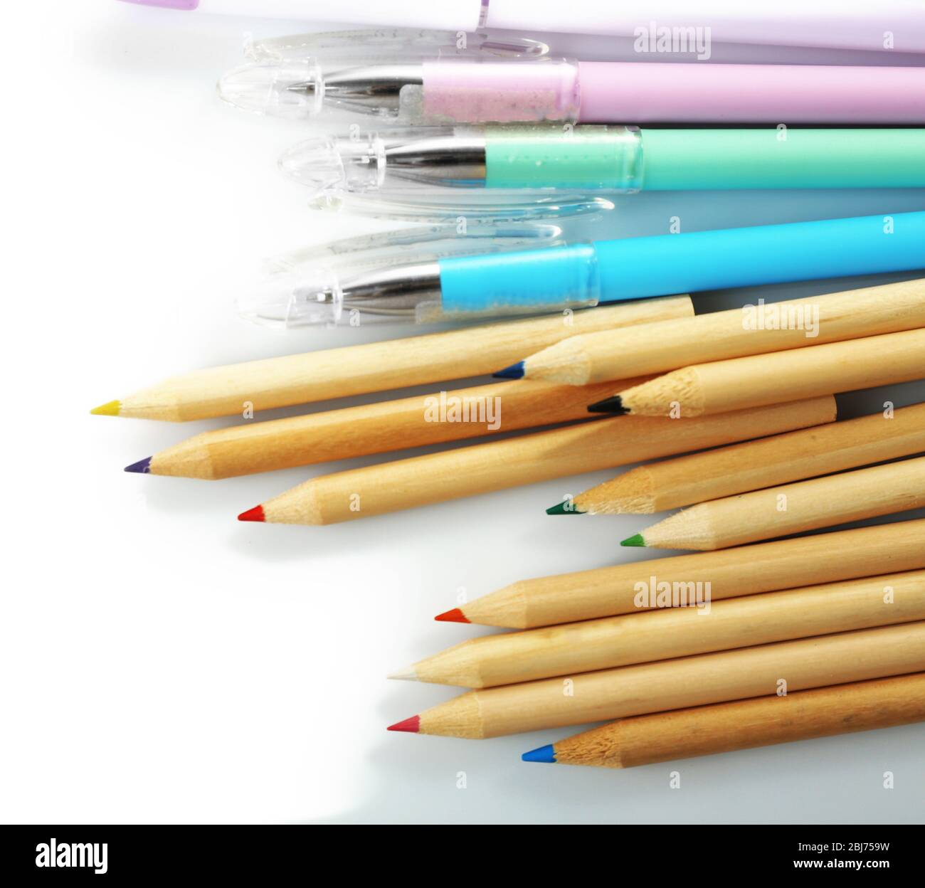 Set Of Colorful Pens Stock Photo - Download Image Now