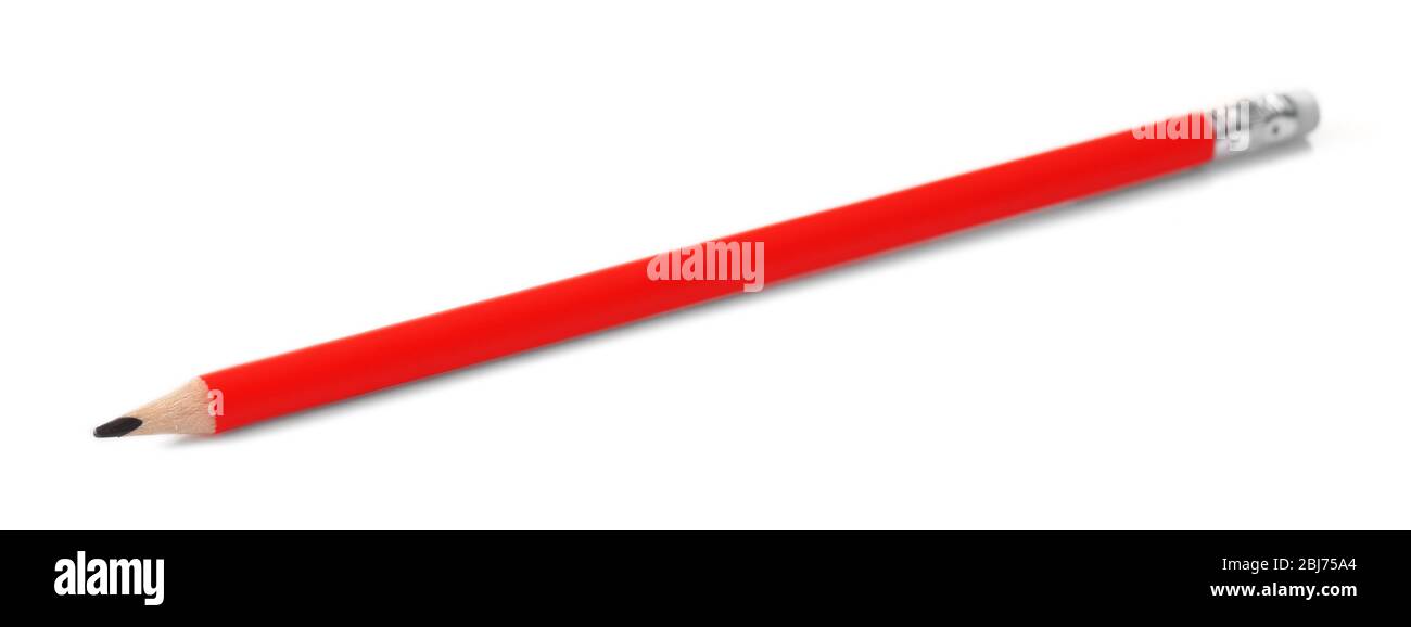 Pencil isolated on white background Stock Photo - Alamy