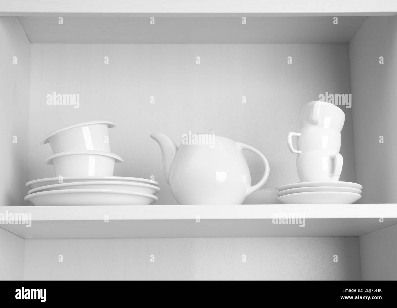 Utensil cupboard Black and White Stock Photos & Images Alamy