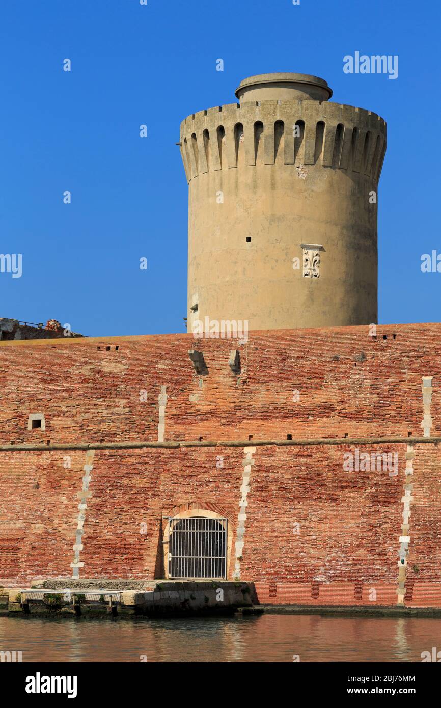Fortezza Vecchia, Livorno City, Tuscany, Italy, Europe Stock Photo