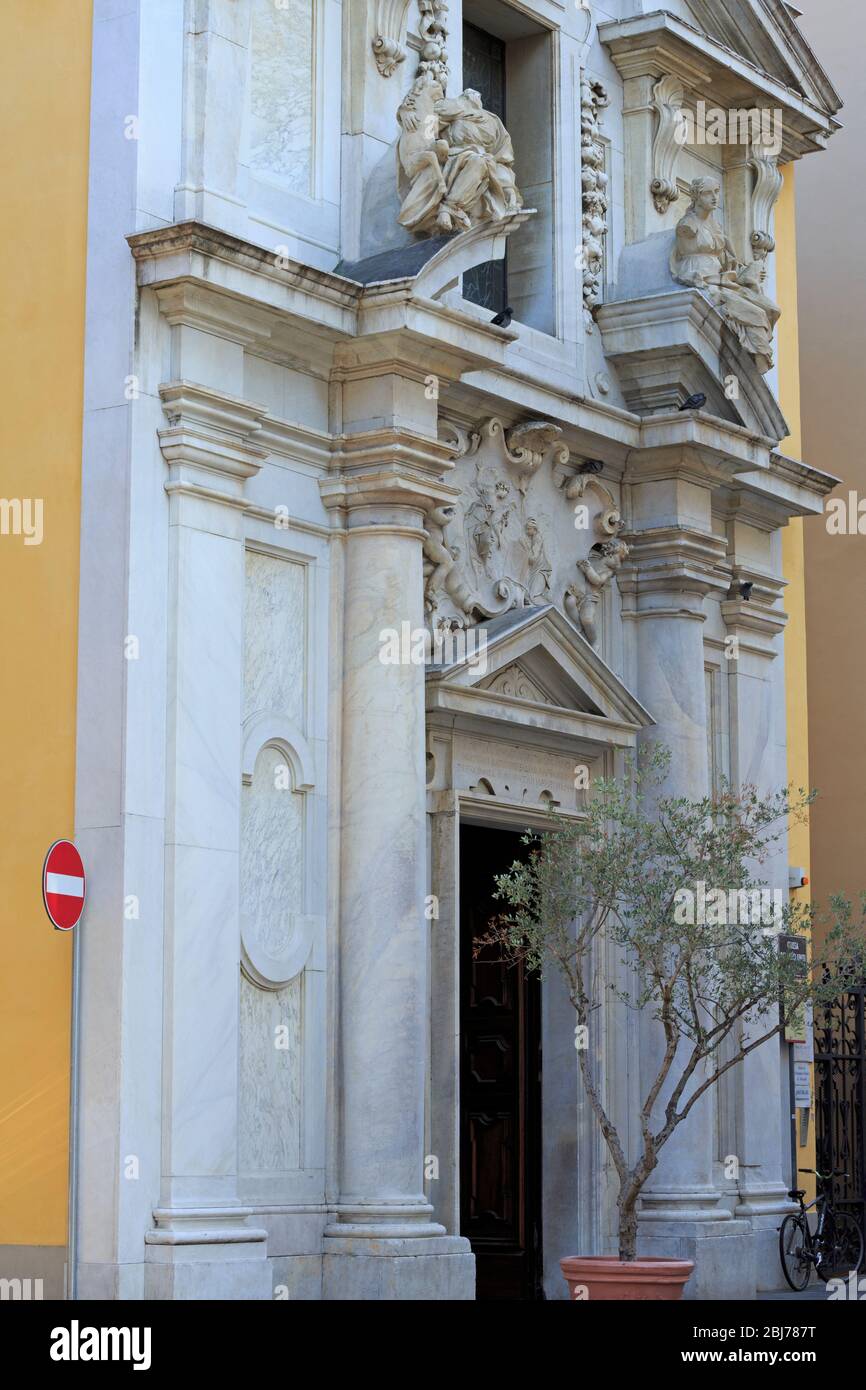 Dei Greci Uniti Church, Via Della Madonna, Livorno City, Tuscany, Italy, Europe Stock Photo
