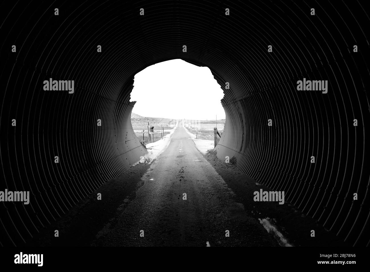 Path Into Bright Light At The End Of A Round Metal Pipe Tunnel Stock Photo Alamy Path Into Bright Light At The End Of A Round Metal Pipe Tunnel Stock Photo Alamy