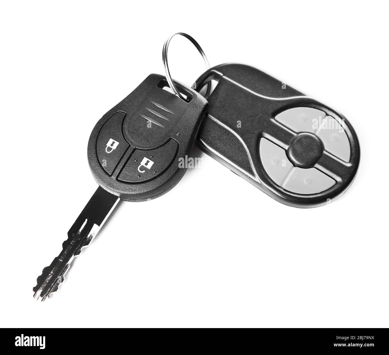 Car keys, isolated on white Stock Photo Alamy