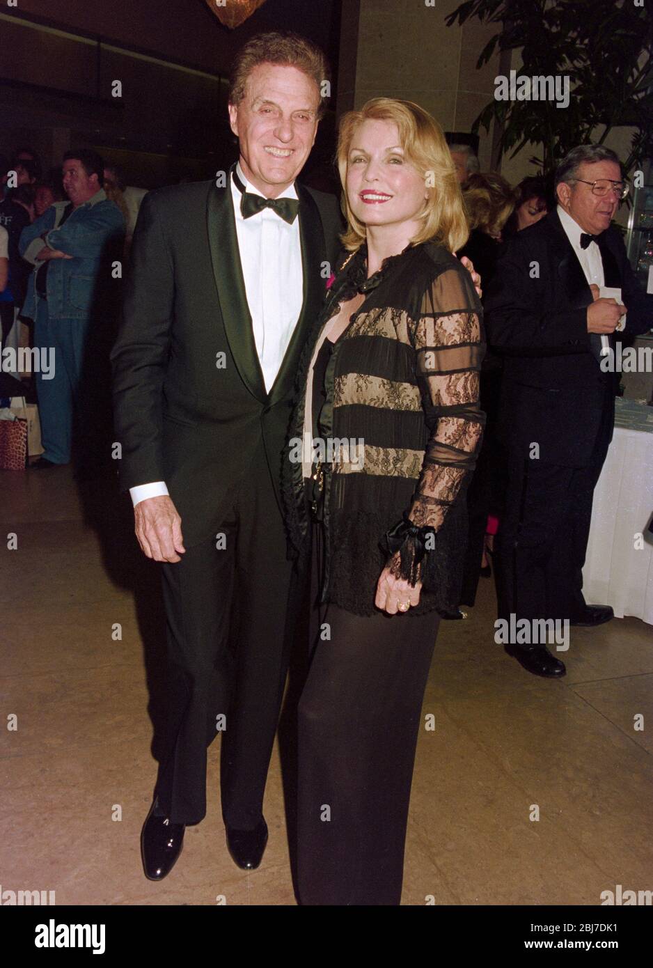 LOS ANGELES, CA. c.1994: Actor Robert Stack & wife Rosemarie Stack.  File photo © Paul Smith/Featureflash Stock Photo