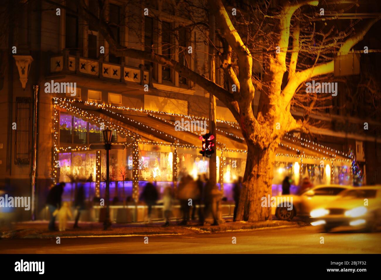 Night lighting street odessa hi-res stock photography and images - Alamy