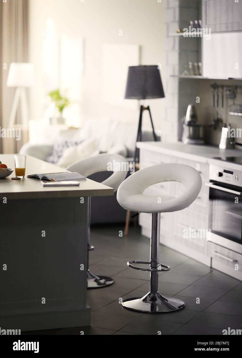 Modern kitchen interior Stock Photo - Alamy