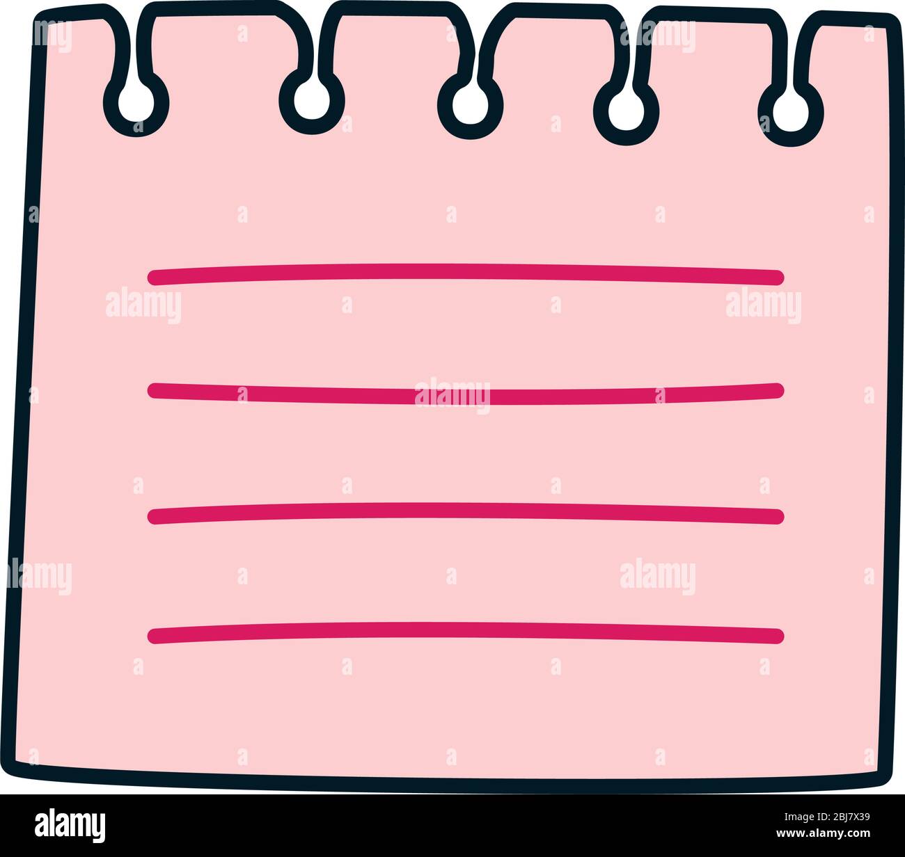 note paper icon over white background, line and fill style, vector ...