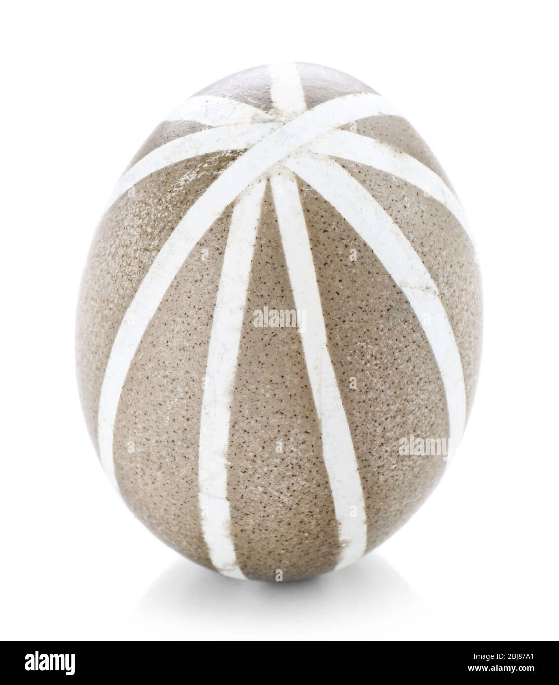 Easter egg isolated on white background Stock Photo - Alamy